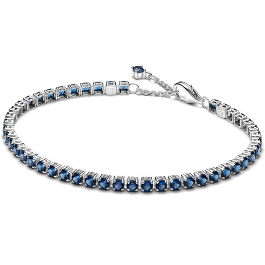 Brazalete Timeless Zircónias Zafiro / Oro