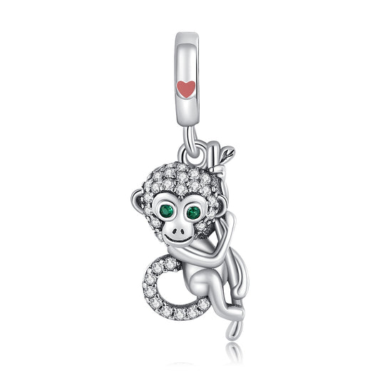 Charm Colgante De Changuito Colgado Brillante
