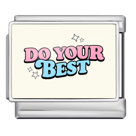 Charm Para Brazalete Italiano Do Your Best