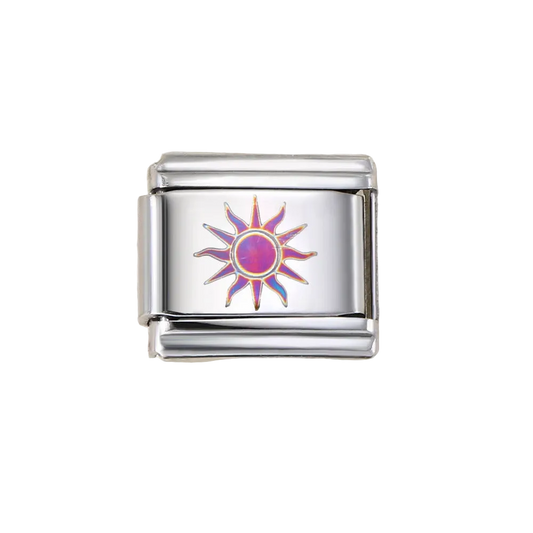 Charm Para Brazalete Italiano Tornasol Sol