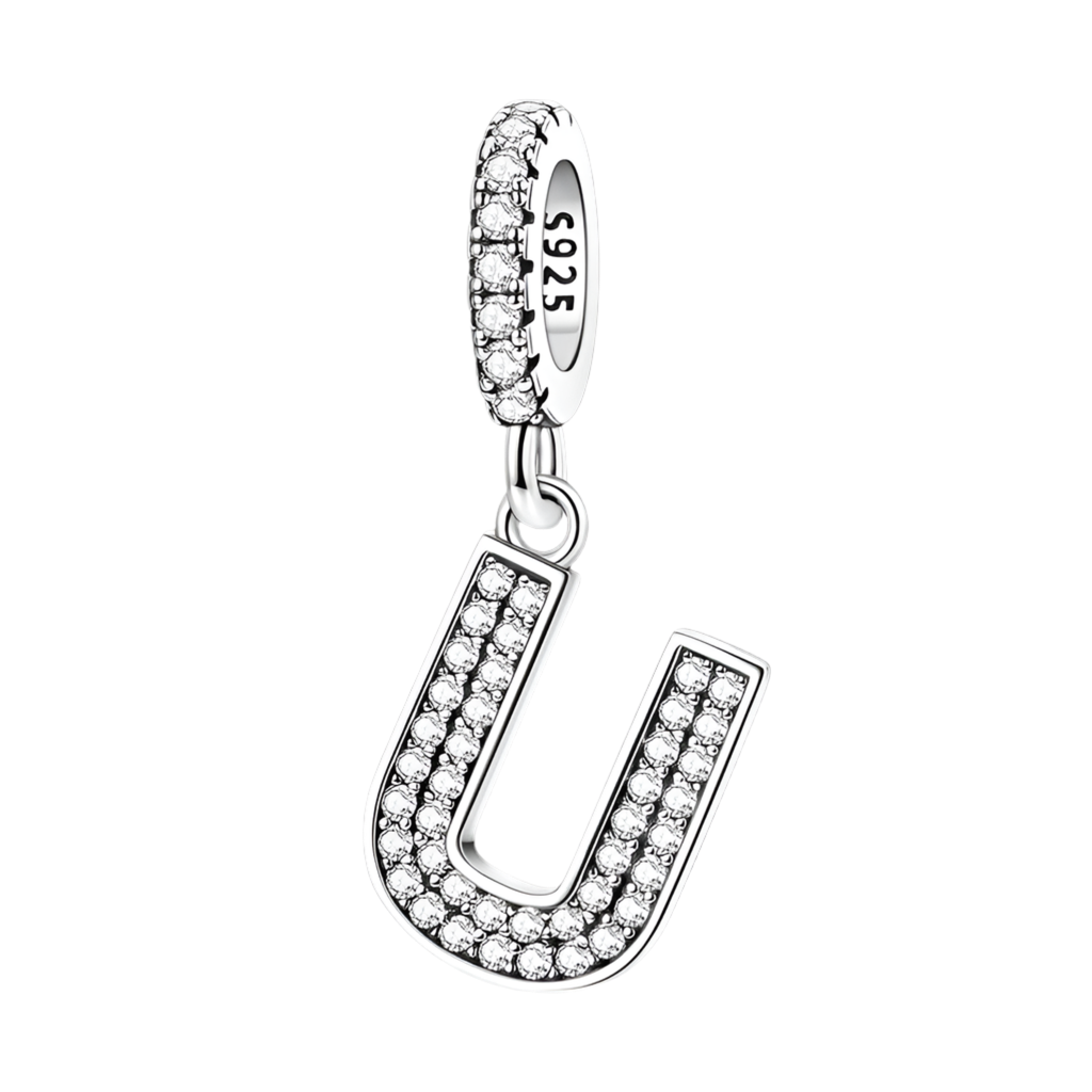 Charm Colgante Con Letra Del Alfabeto A-Z