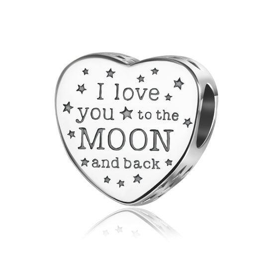 Charm Love You To The Moon & Back Plata / Oro