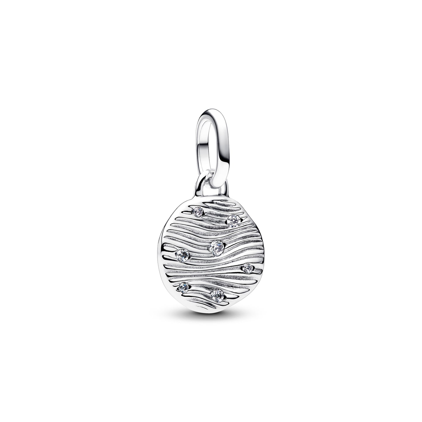 Charm Colgante Planeta Jupiter Plateado