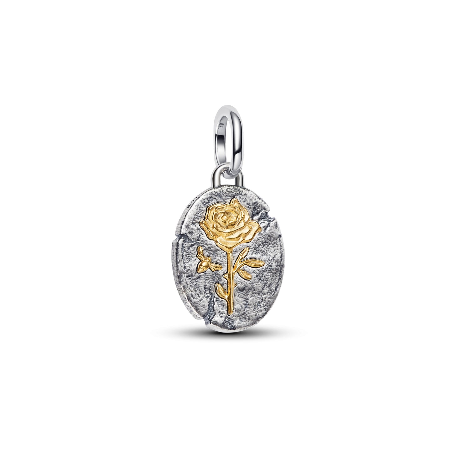Charm Colgante Medallón Rosa