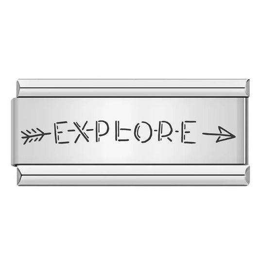 Charm Largo Para Brazalete Italiano Explore