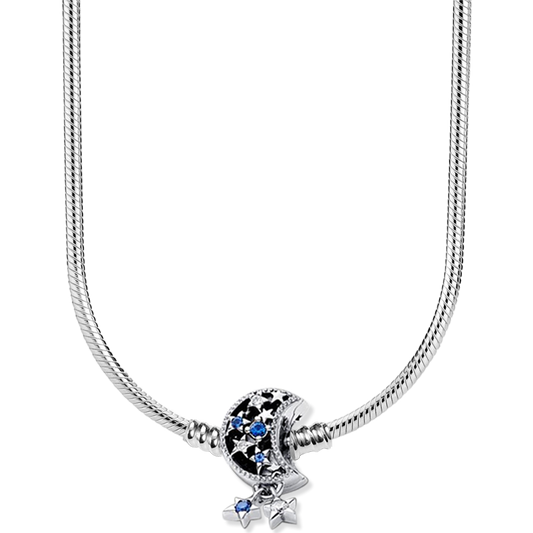 Collar Media Luna Estrellada
