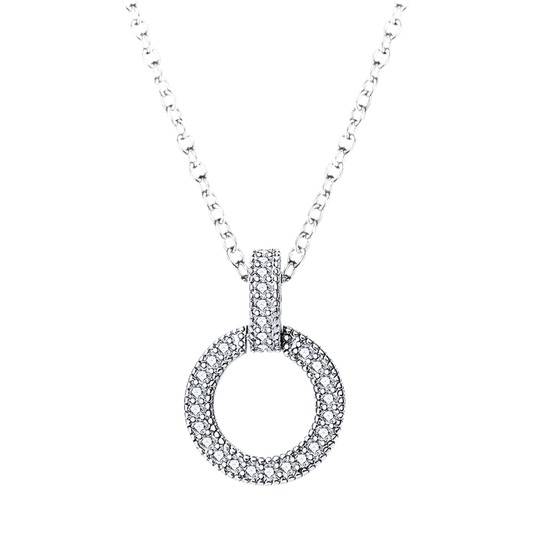 Collar Aro Con Pavé