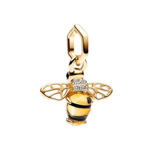Charm Colgante Abeja Brillante
