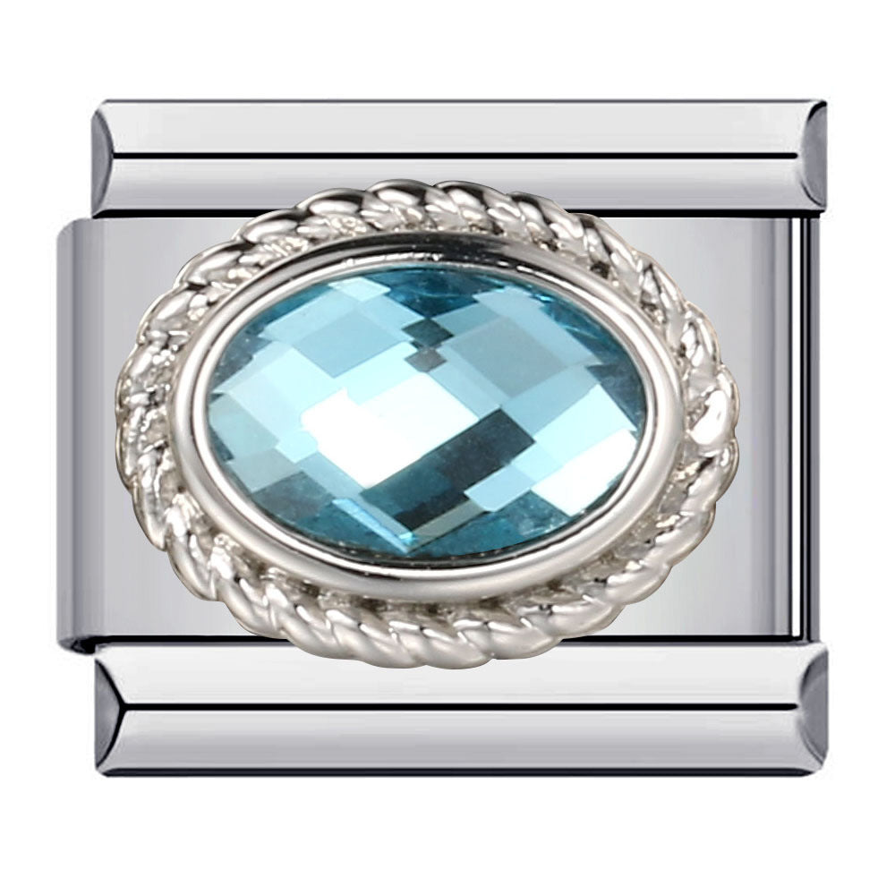 Charm Para Brazalete Italiano Piedra Preciosa