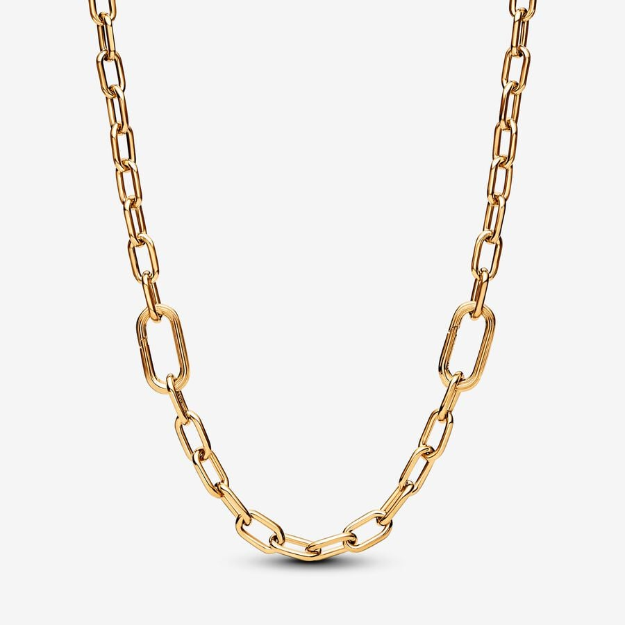 Collar Cadenas Plata / Oro