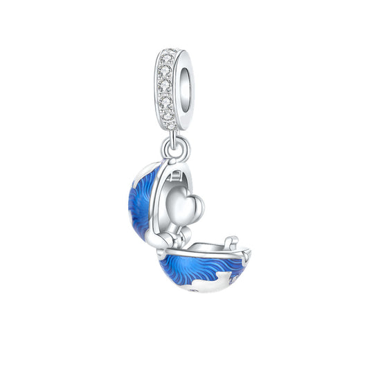 Charm Colgante Corazón Del Océano
