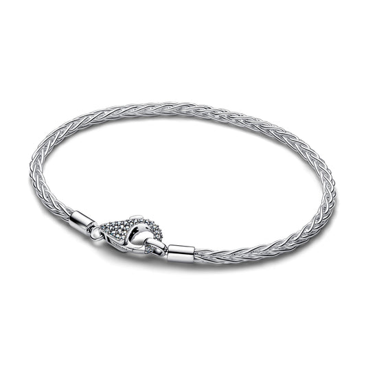 Brazalete Lazos Broche Pavé