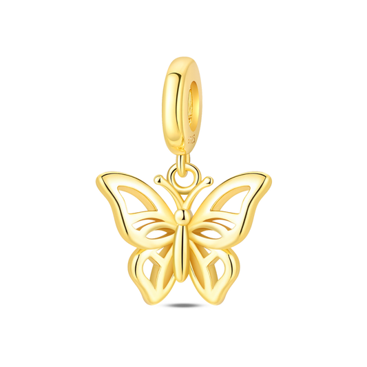 Charm Colgante Mariposa Dorada