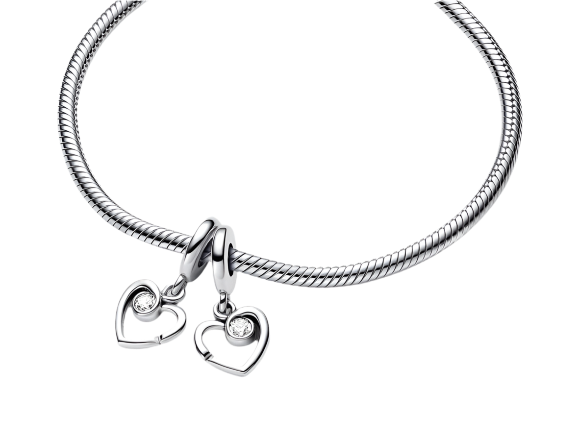 Charm Colgante Doble Forever & Always