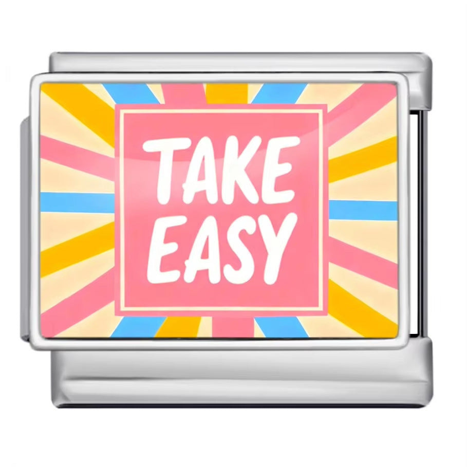 Charm Para Brazalete Italiano Take Easy