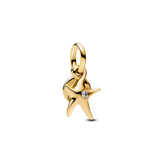 Charm Colgante Estrella De Mar Dorada