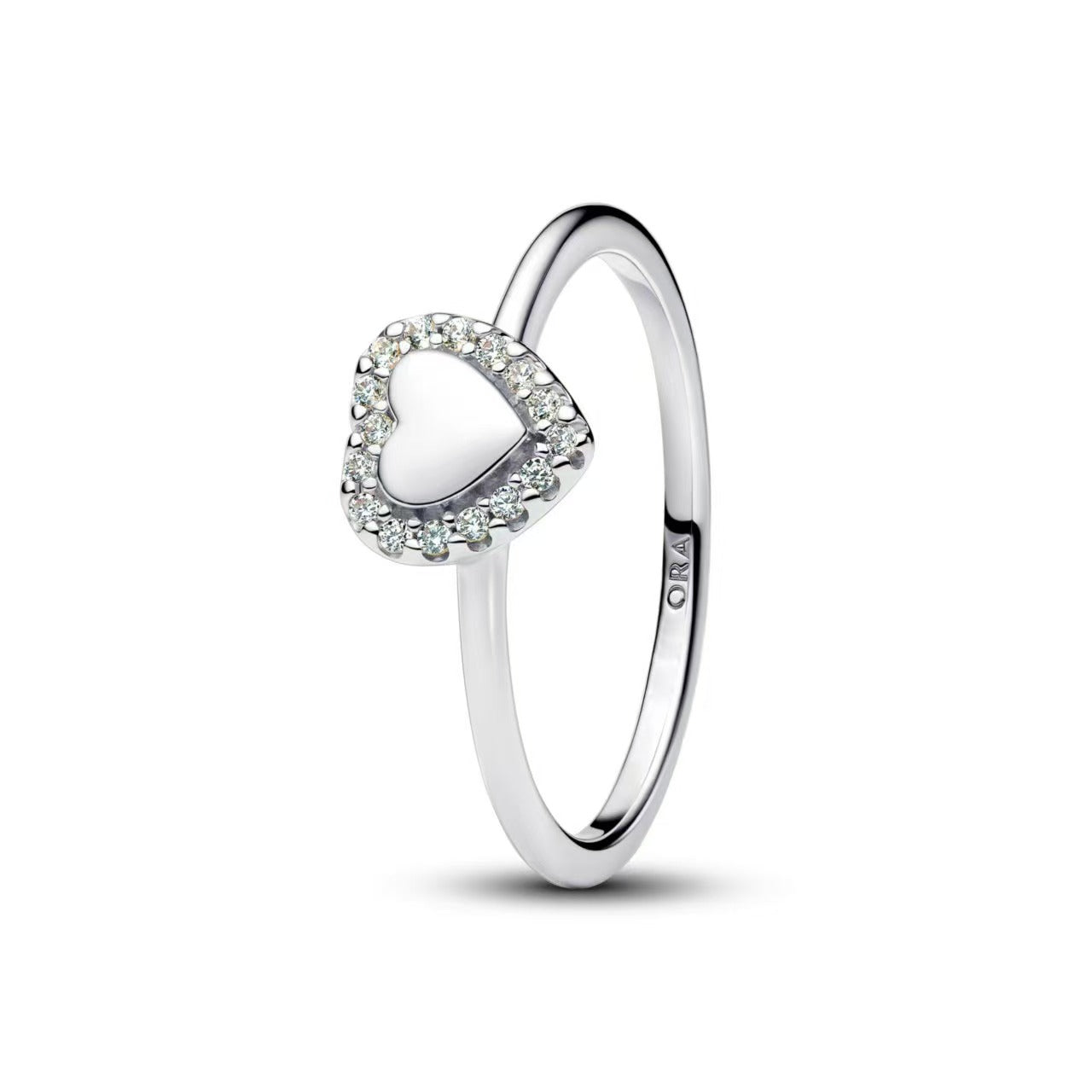 Anillo Corazón De Plata