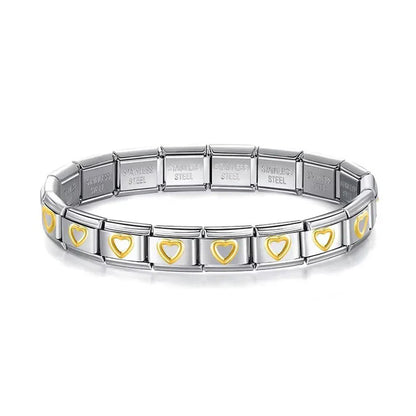 Brazalete Italiano Corazones