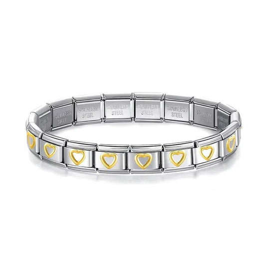 Brazalete Italiano Corazones