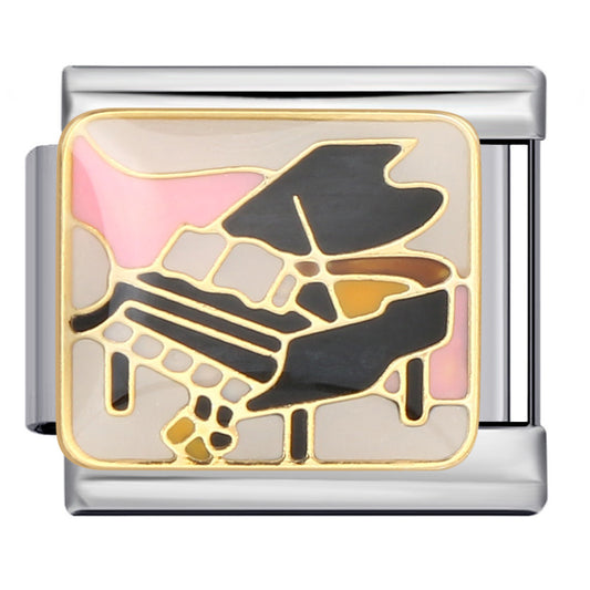 Charm Para Brazalete Italiano Piano Elegante