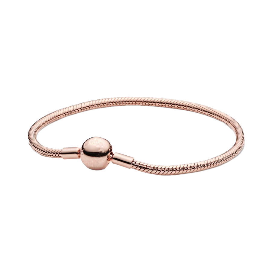 Brazalete Broche De Esfera Plata / Oro / Oro Rosa