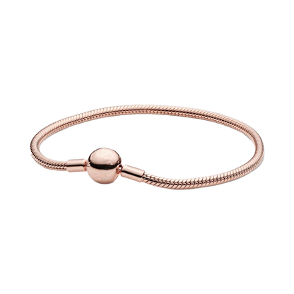 Brazalete Broche De Esfera Plata / Oro / Oro Rosa