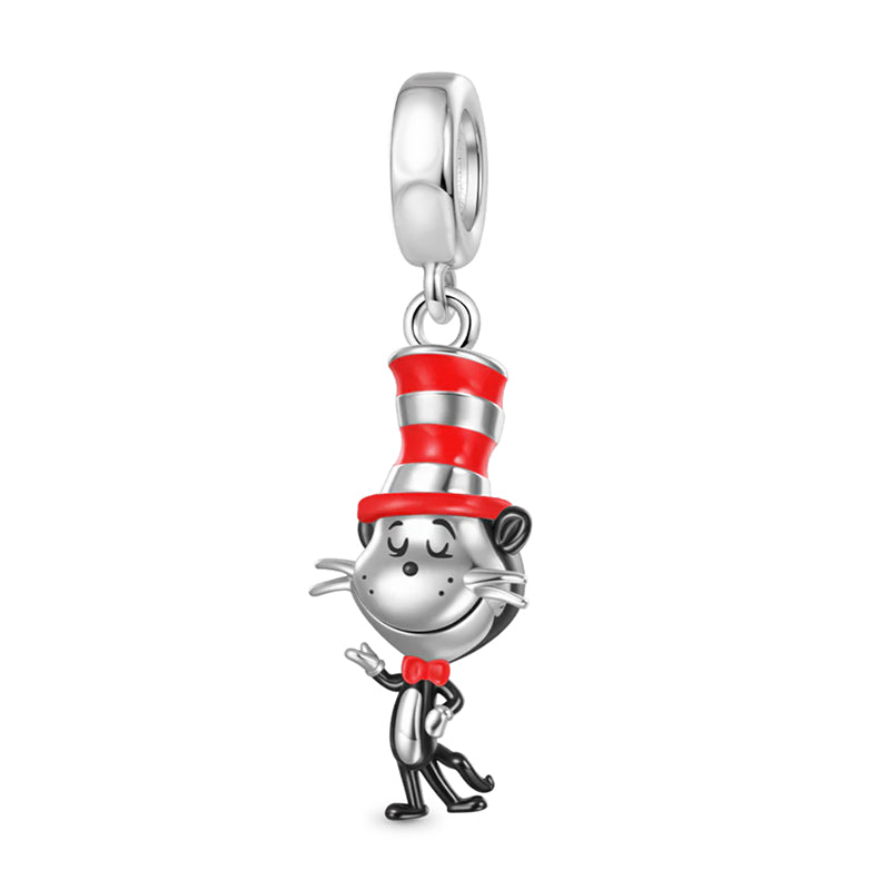 Charm Colgante El Gato Con Sombrero Popcat