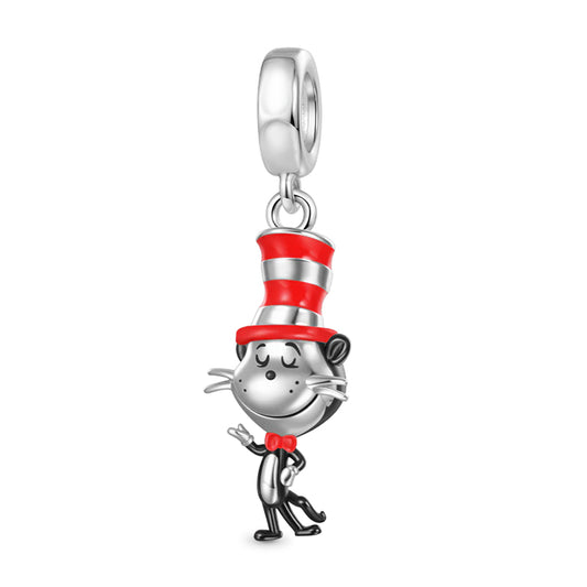 Charm Colgante El Gato Con Sombrero Popcat