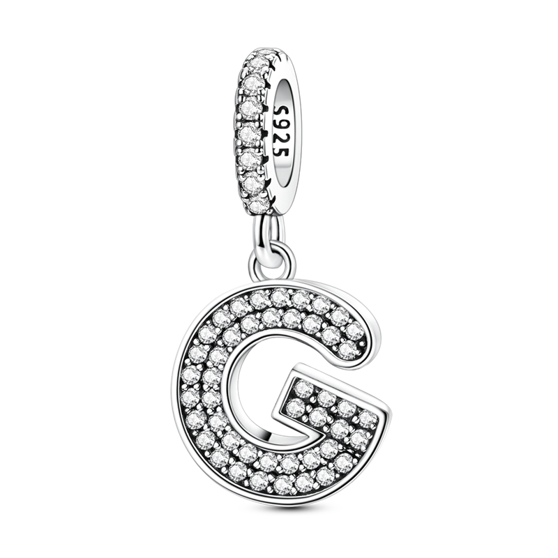 Charm Colgante Con Letra Del Alfabeto A-Z