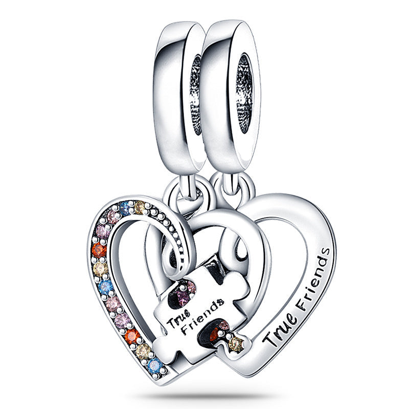 Charm Colgante Amistad "True Friends" Rompecabezas