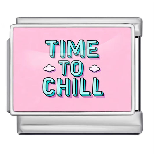 Charm Para Brazalete Italiano Time To Chill