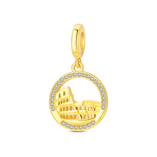 Charm Colgante Coliseo Romano Dorado