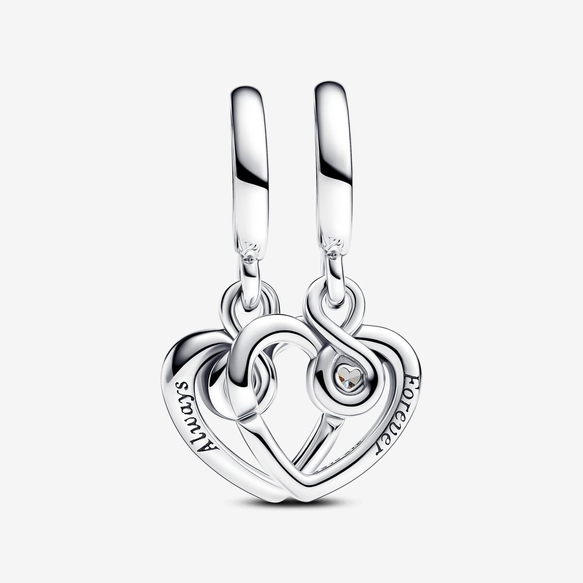 Charm Colgante Doble Forever & Always