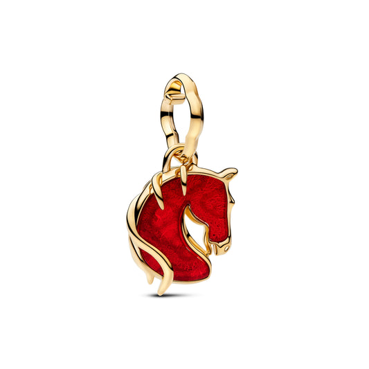 Charm Colgante Caballo Rojo