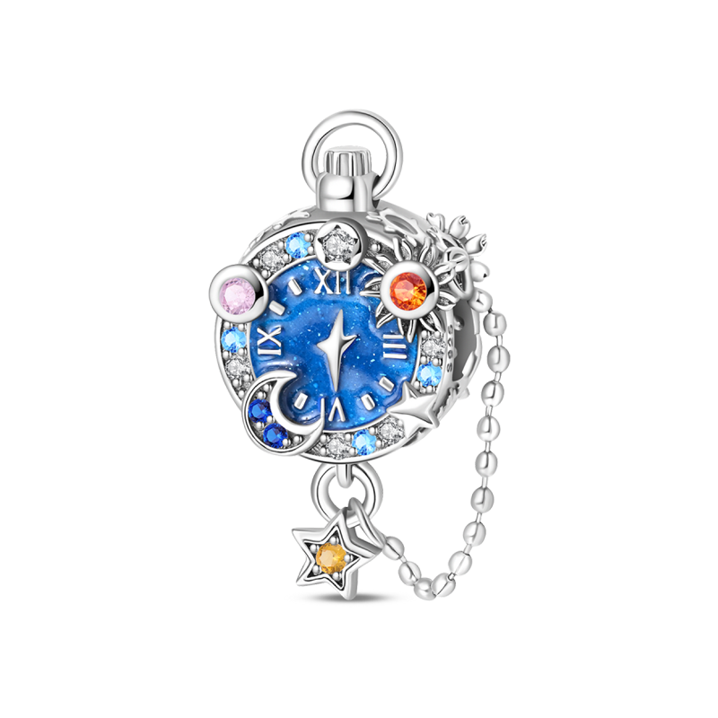 Charm Reloj Del Conejo Blanco De Alicia En El País De Las Maravillas De Disney® / Glow In The Dark