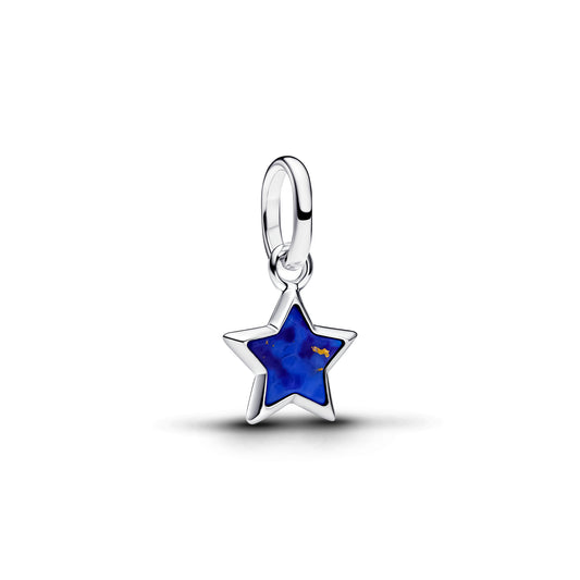 Charm Colgante Estrella Azul