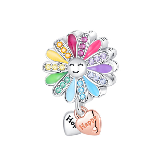Charm Flor De Sol Feliz