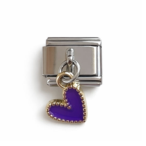 Charm Para Brazalete Italiano Corazón Colgante