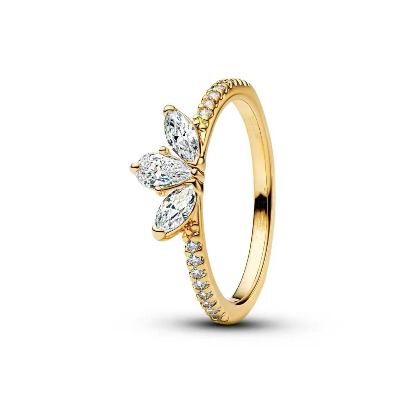 Anillo Pétalo Zirconia
