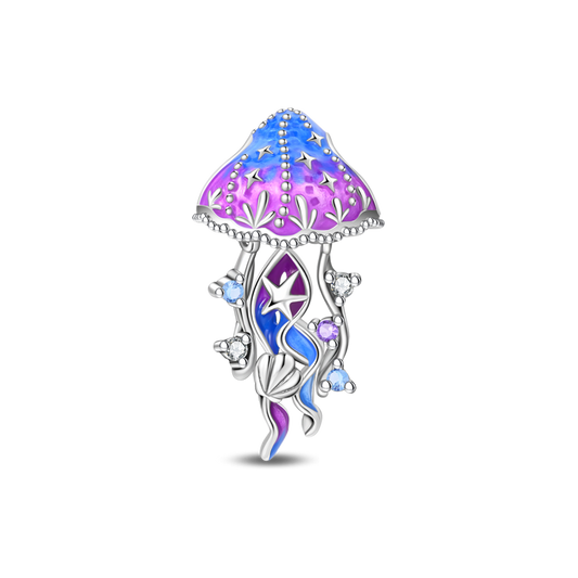 Charm Colgante Medusa Tonos Lila