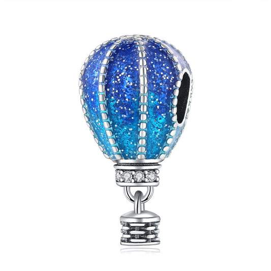 Charm De Globo Aerostatico Azul