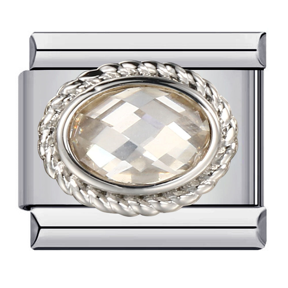 Charm Para Brazalete Italiano Piedra Preciosa