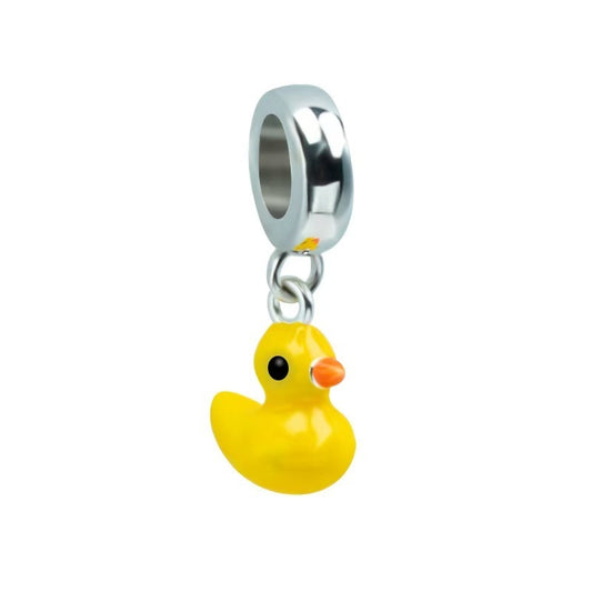 Charm Colgante De Patito Amarillo