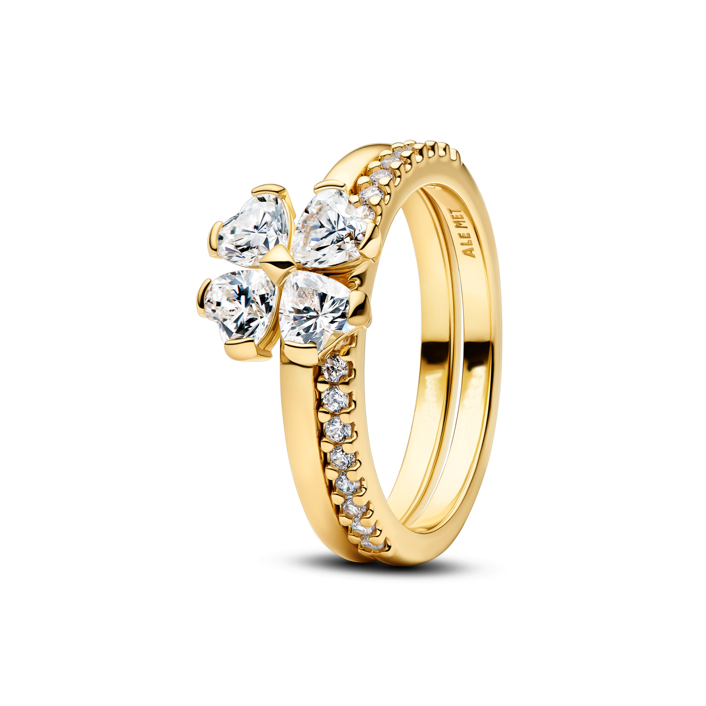 Set Anillos Apilables Flor