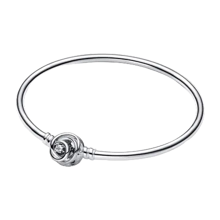 Brazalete Rígido Con Broche Gelang Plata / Oro