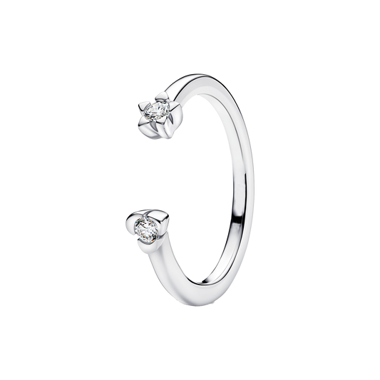 Anillo Lazo Estrella Y Corazón