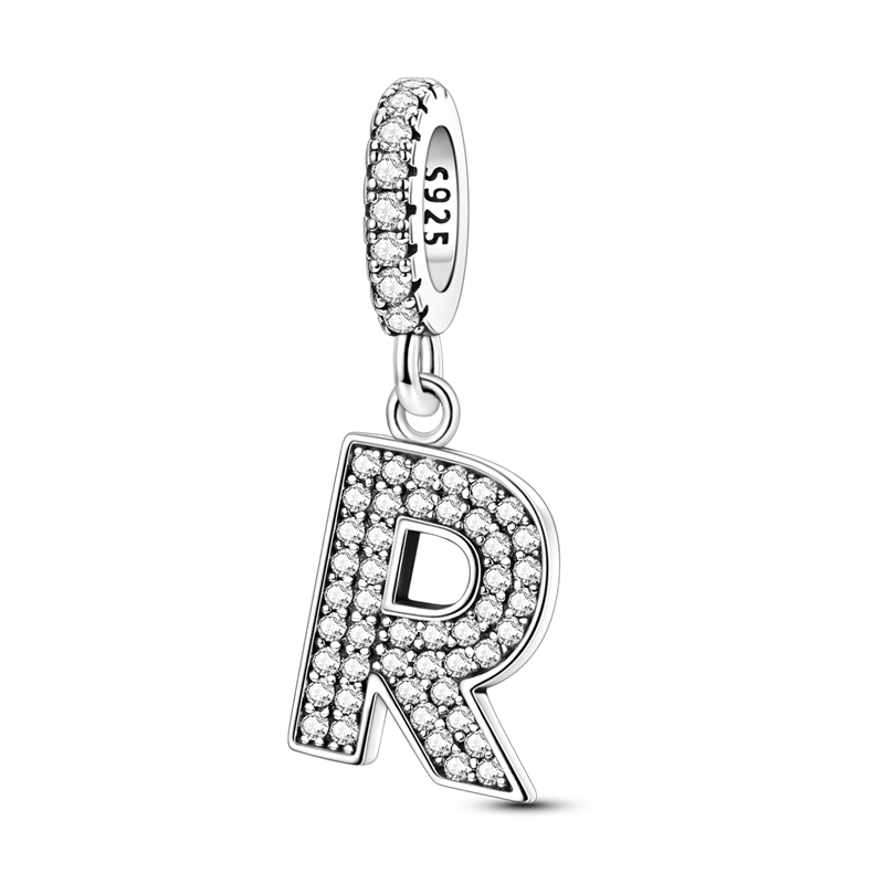 Charm Colgante Con Letra Del Alfabeto A-Z
