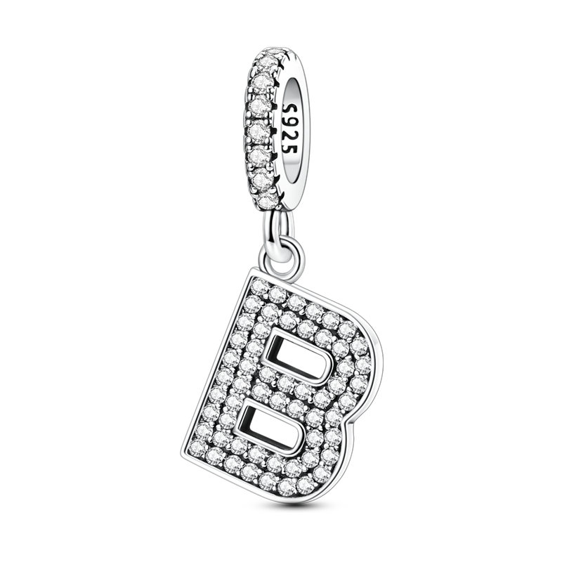 Charm Colgante Con Letra Del Alfabeto A-Z