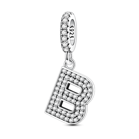 Charm Colgante Con Letra Del Alfabeto A-Z