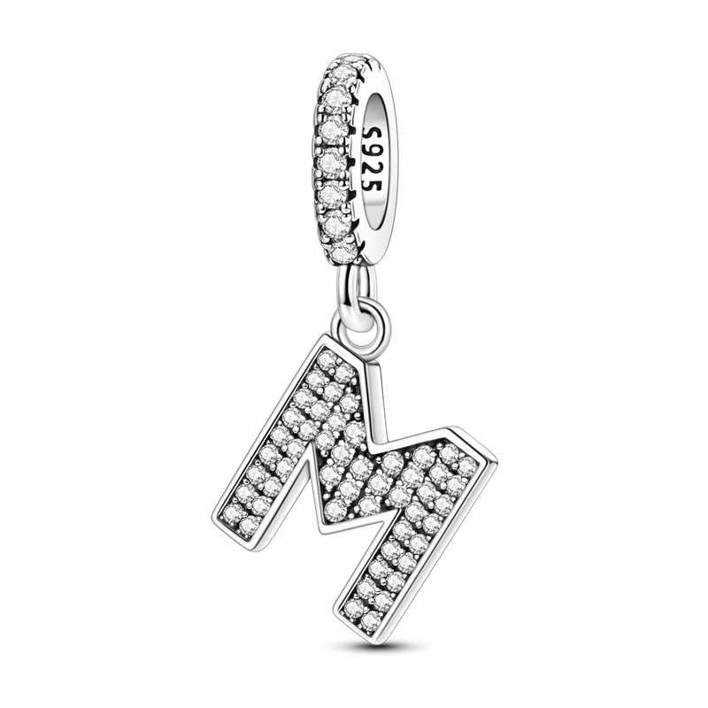 Charm Colgante Con Letra Del Alfabeto A-Z